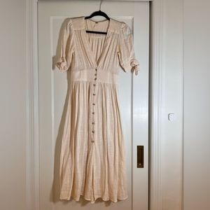 Free People Love of my life midi dress XS